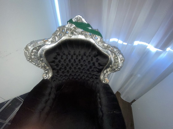 Baroque Armchair Silver – Other (photo 4 of 12)