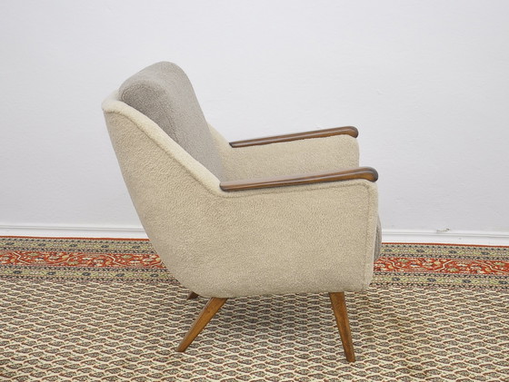 Image 1 of Mid Century Boucle Cocktail Leunstoel, 1960