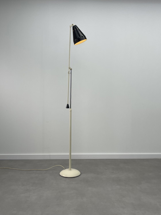 Image 1 of Lampadaire vintage Wim Rietveld modèle 6322 pour Gispen