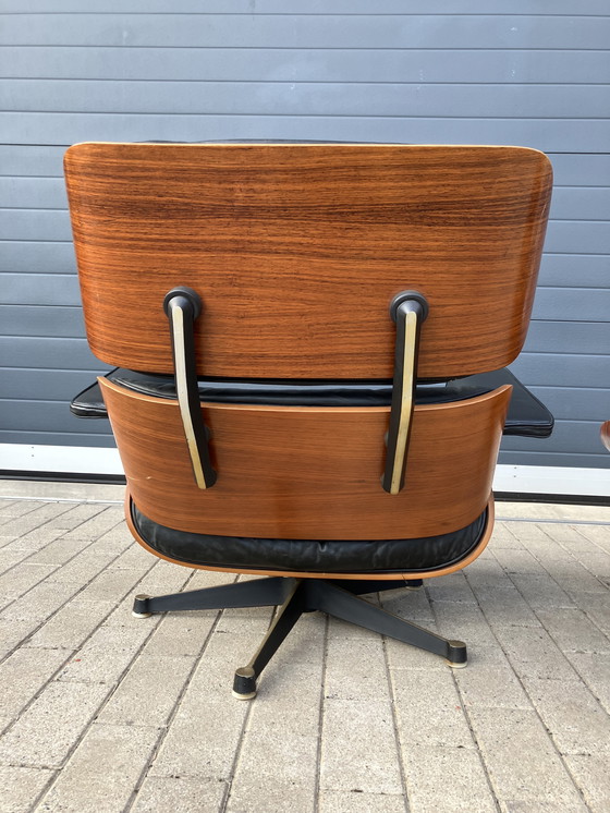 Image 1 of 2x Eames Lounge Chair Contura/Fehlbaum 1950er Jahre