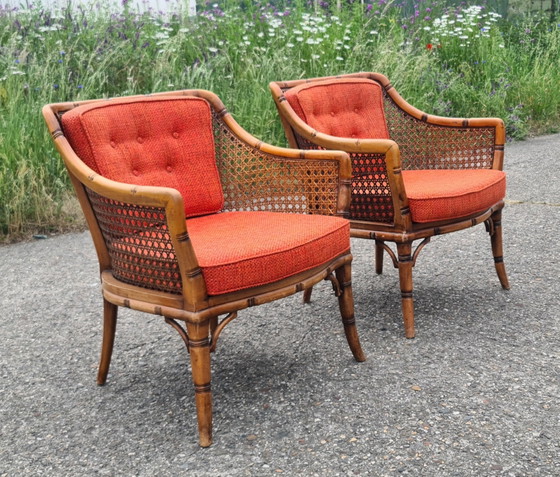Image 1 of Deux fauteuils Giorgetti vintage des années 1980