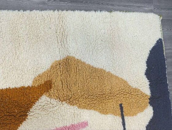 Handgemaakt Marokkaans vloerkleed 200cm x 300cm – Vloerkleden en tapijten, Wool, Modern (photo 5 of 9)