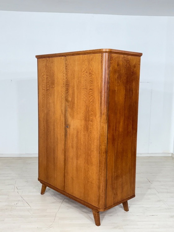 Image 1 of Beautiful vintage wardrobe, linen cupboard, wooden cabinet