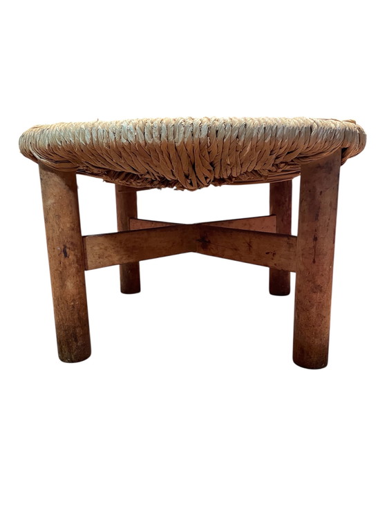 Image 1 of Italian Rush stool by Lorenzo Forges Davanzati