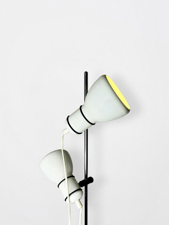 Image 1 of Vintage 70's white floor lamp