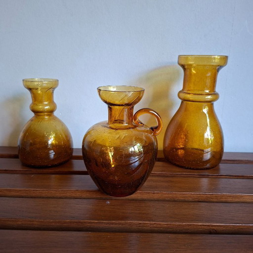 Floris Meydam Etrusk vases. Set 3 pieces.
