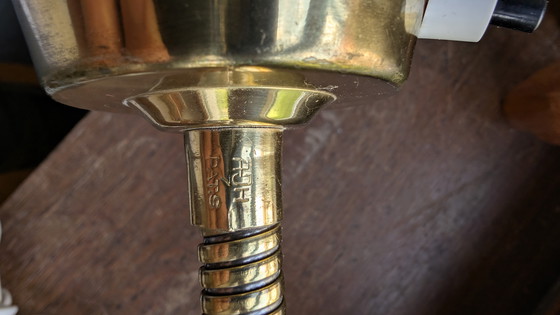 Image 1 of Lampada da parete flessibile in ottone - AJH Svezia, anni '50