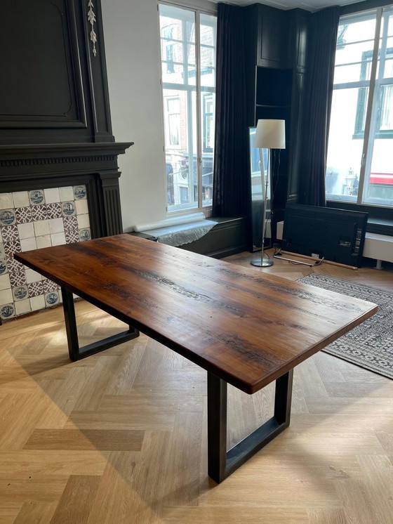 Image 1 of Eettafel 2m14 breed 91cm diep 72cm hoog