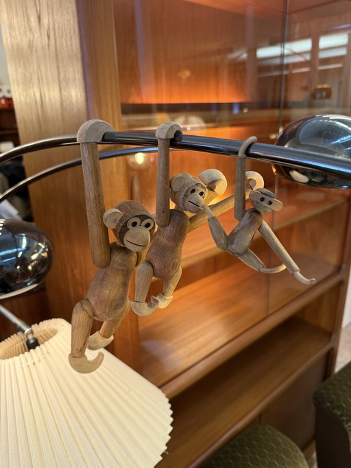 Set mit 3 Vintage-Affen, Kay Bojesen '60
