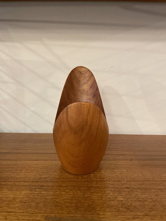 Image 1 of Escultura escultórica Teakholz Schale de Stig Sandkvist