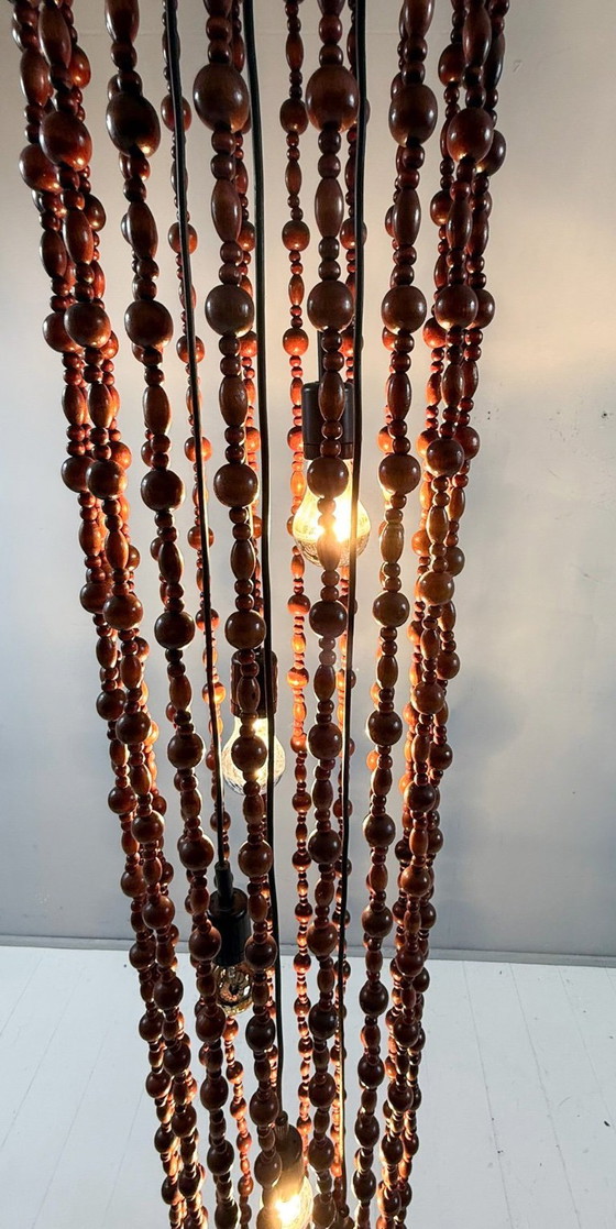 Image 1 of Große Hängeleuchte/Kaskadenleuchte von Temde, Modell: 887, Schweiz, 1960er Jahre