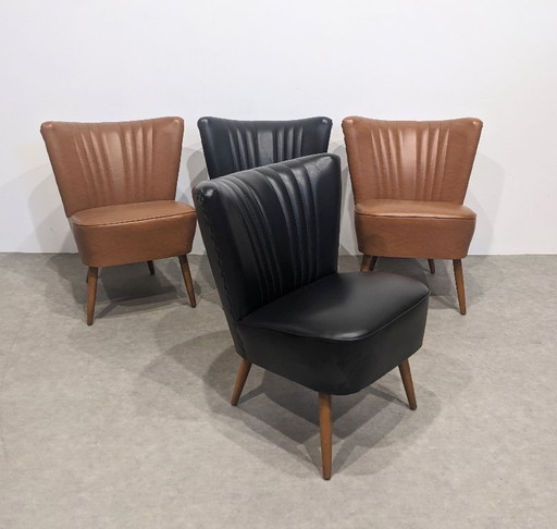 Magnifico set di sedie da cocktail degli anni '60