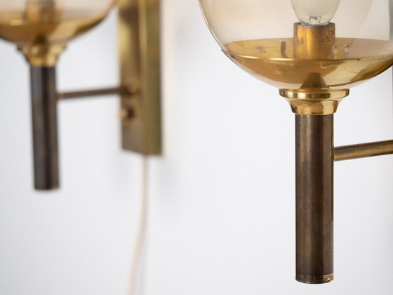 Image 1 of Pair of 2 wall lamps by Svend Mejlstrom, 1960s