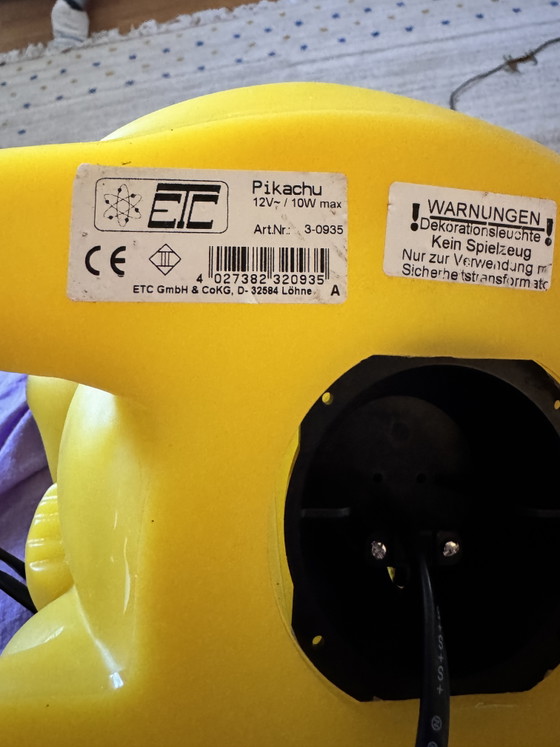 Image 1 of Pikachu tafellamp / decoratieve lamp – Originele Pokémon – Collectorsitem