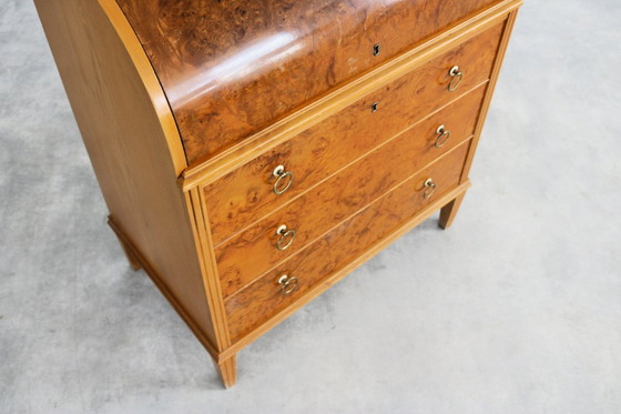 Image 1 of vintage Zweedse secretaire 