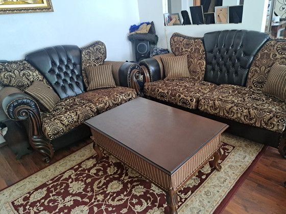Image 1 of 3  - 2   -  1.  SOFAGARNİTUR MİT PASSENDEN COUCHTİSCH