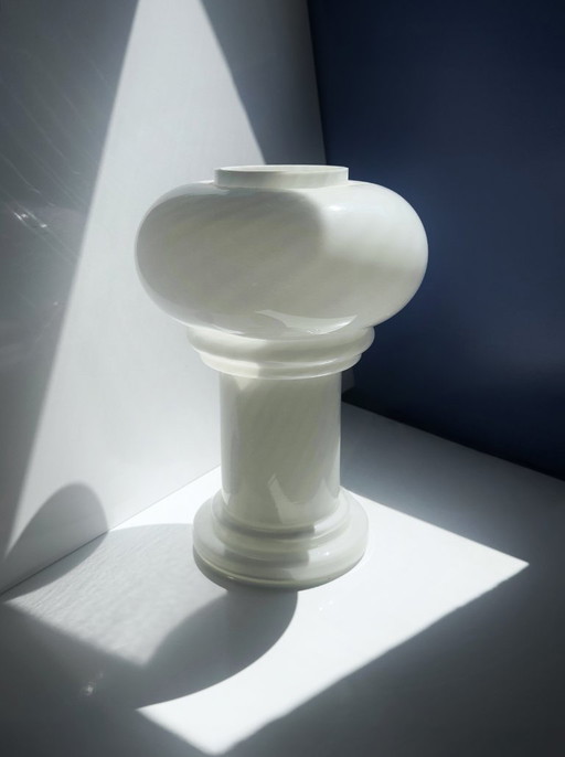 Vintage Italian table lamp Mushroom Fungo Swirl Barovier & Toso Venini Vignelli Peill Putzler 1960s 1970s