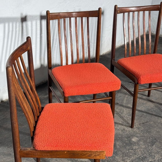 Set van 4 Tatra Nabytok eetkamerstoelen, jaren 60 – Tatra Nábytok, Textile (photo 14 of 14)
