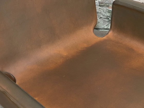 Poltrona Frau Jockey – Cognac | Poltrona Frau Style Center – Armchairs, Leather, Wood (photo 11 of 16)