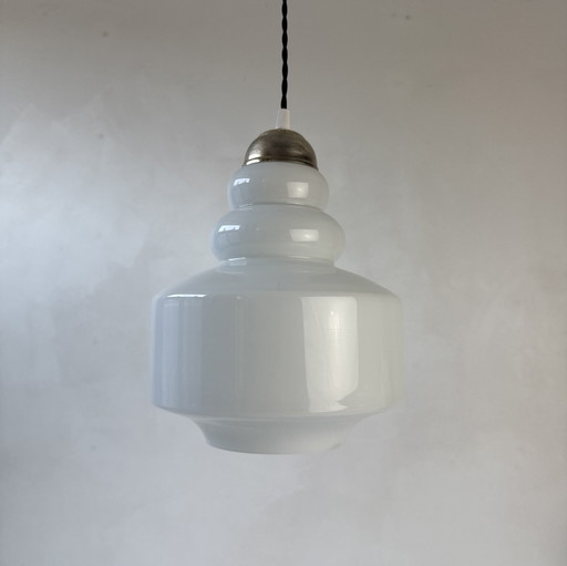 ANCIENNE SUSPENSION OPALINE 1970 VINTAGE
