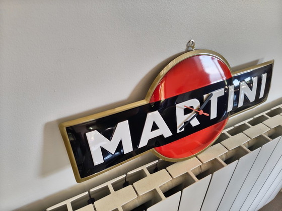 Image 1 of Vintage Martini metalen bord/klok
