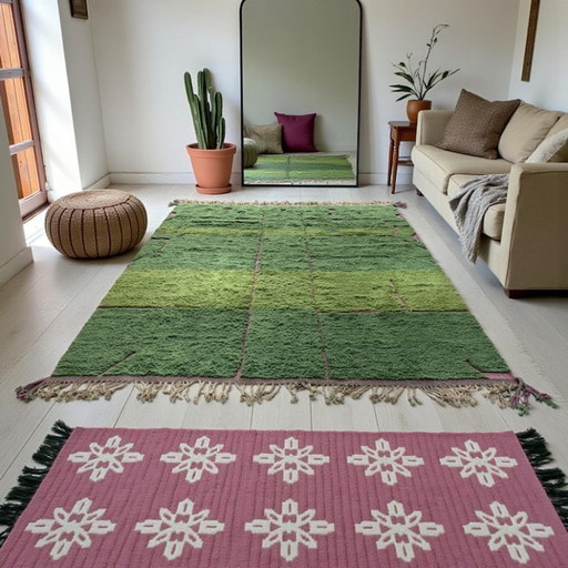 Tapis marocain en laine naturelle 300cmx250cm
