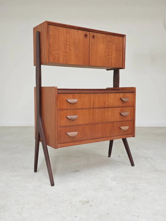 Toeletta/Scrivania di Poul Volther per Orum, Samcom Denmark – Tolette, Wood, Scandinavian (photo 22 of 22)
