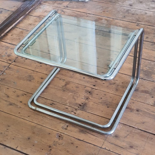 2 x Bauhaus style nesting tables