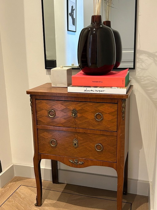 Prachtige commode Louis XVI kersenhout