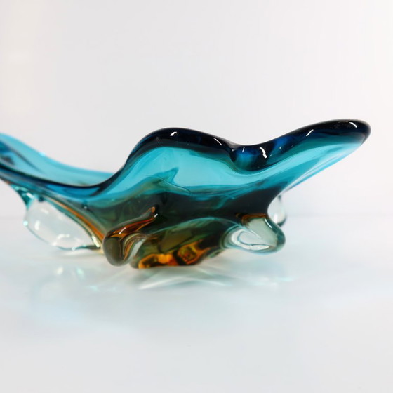 Piatto in vetro soffiato di Murano, anni '60 – Plat en verre soufflé de Murano, années 1960 (photo 7 of 8)
