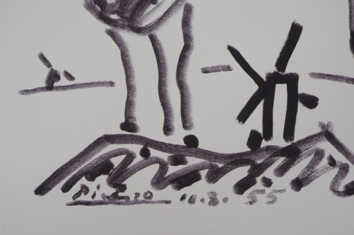 Pablo Picasso: Don Quijote, signierte Lithografie – lithos zeefdrukken, Paper (photo 2 of 6)