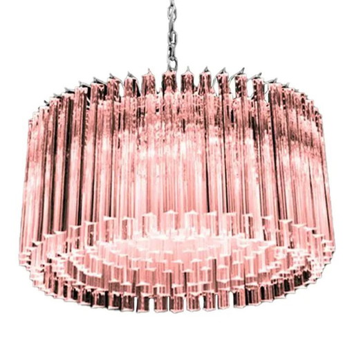 Mid-Century Modern Italian Triedro "Concava" Chandelier