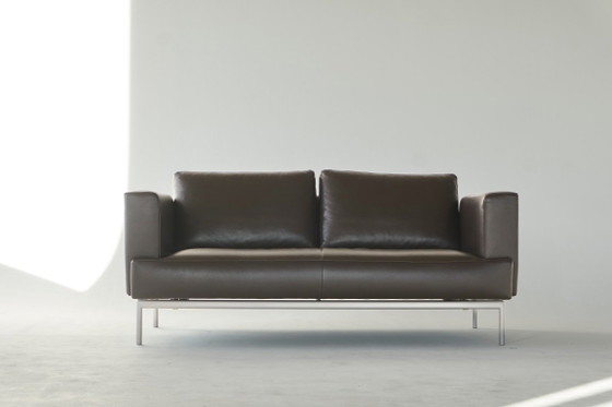 Image 1 of Divano di design FSM EASY | Pelle spessa a sigaro