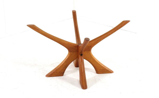 Image 1 of Table basse Illum Wikkelso pour Niels Eilersen T118 vintage danoise