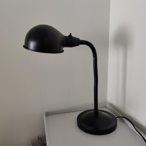 Image 1 of Lampe à col de cygne IKEA A0301 noire - style Bauhaus