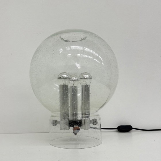 Image 1 of Limburg Glashütte glass table lamp , 1970s
