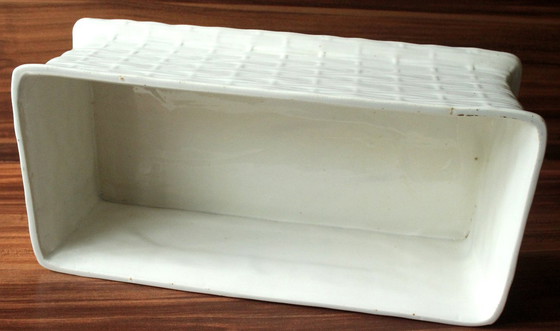 Image 1 of Excepcional tarro de pescado - terrina de pescado - tarro de arenque - cerámica