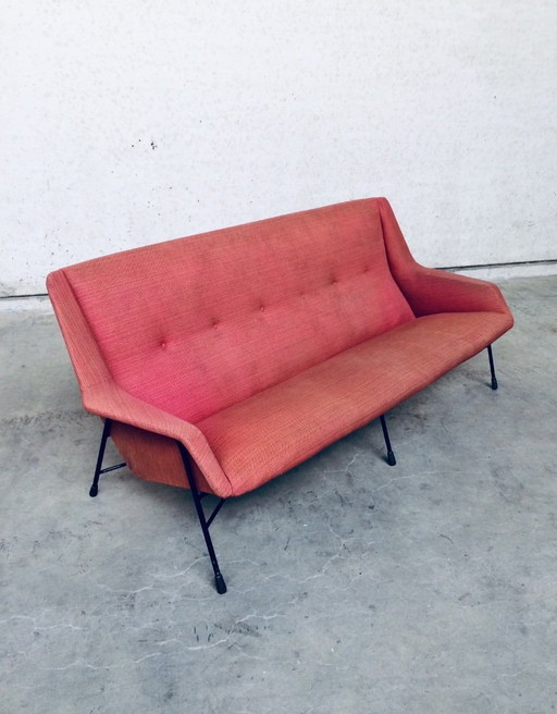 Original S12 Model 3 Seat Sofa by Alfred Hendrickx for Belform, Belgium 1958