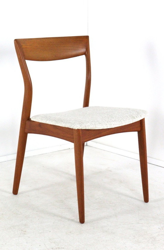 Set 6 Sedie da pranzo R. Borregaard per Viborg vintage imbottite restaurate – Wood (photo 6 of 16)