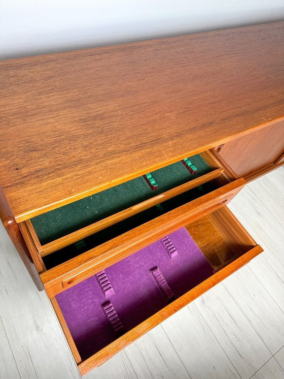 Image 1 of Danish Teak Sideboard by Johannes Andersen for Uldum Møbelfabrik 60s