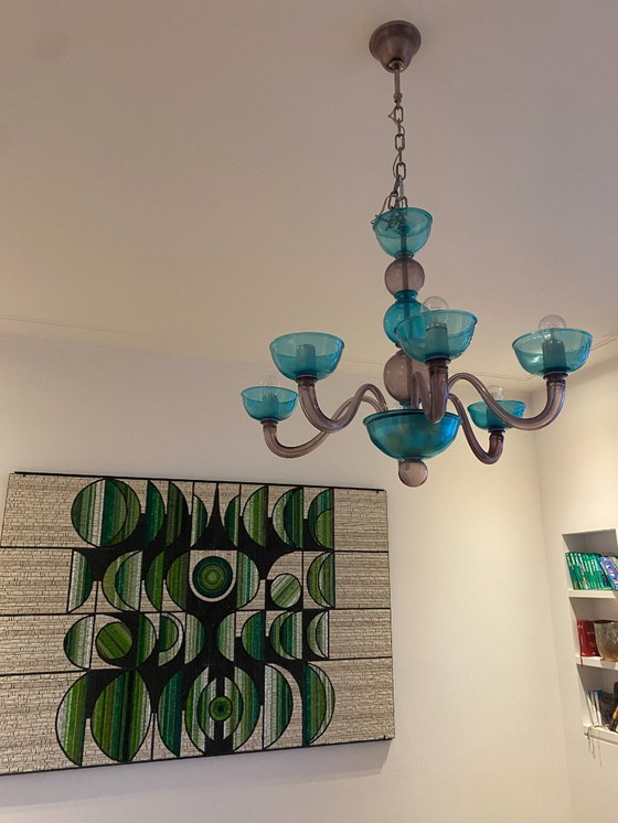 Image 1 of Beautiful Vintage Murano Chandelier
