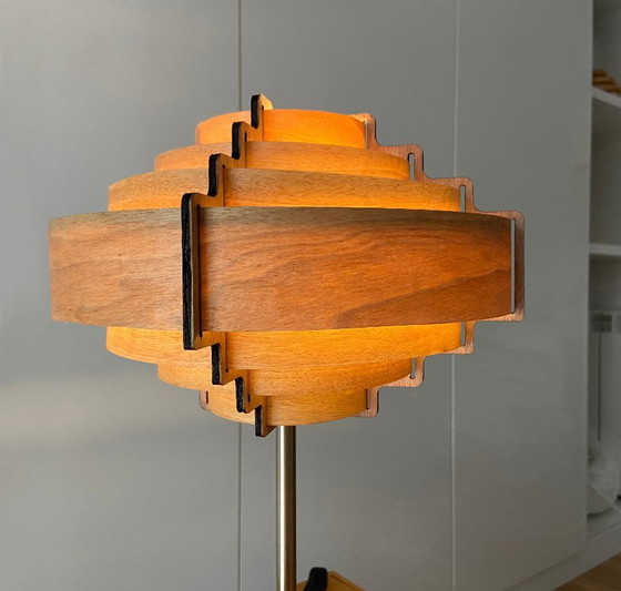 Retro Scandinavische Lampenkap – The Retrograde, Tafellampen, Wood (photo 5 of 12)