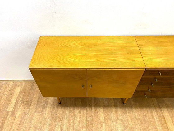 Image 1 of Mid-Century Cabinet by Jitona, Czech Brussels Style, 1960s