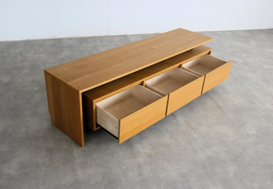 Image 1 of vintage tv-meubel | lowboard | eiken | Zweeds 