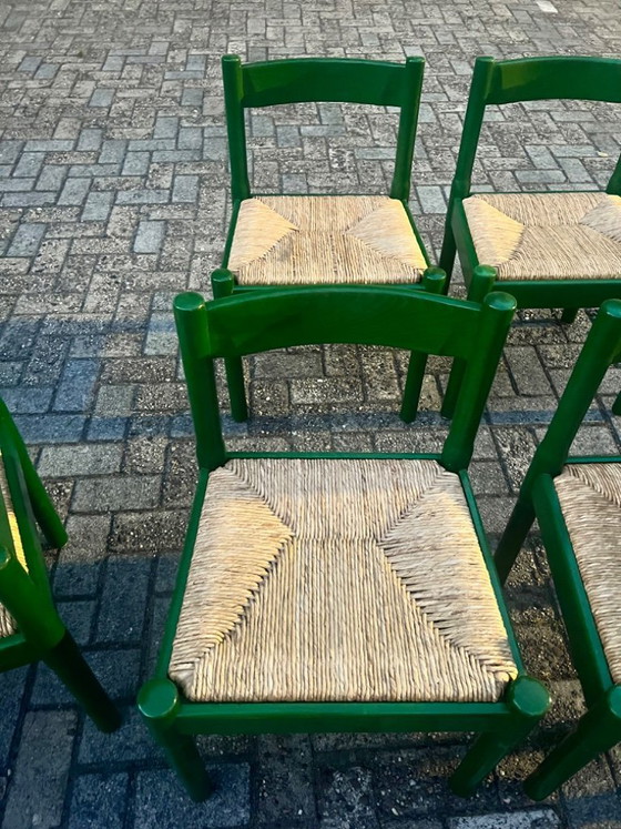 Image 1 of Cassina „Carimate“ Dining Set (7 pieces) - attributed to Vico Magistretti , 1960s
