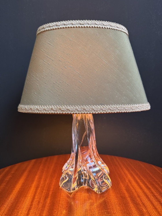 Image 1 of Small Daum crystal lamp from the 1950s