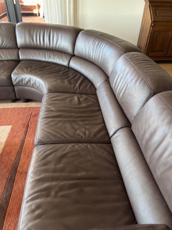 Image 1 of Leder hoekbankstel (meubelmaker Perida)