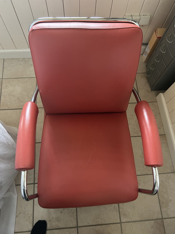 Image 1 of Fauteuil Kembo vintage à structure tubulaire