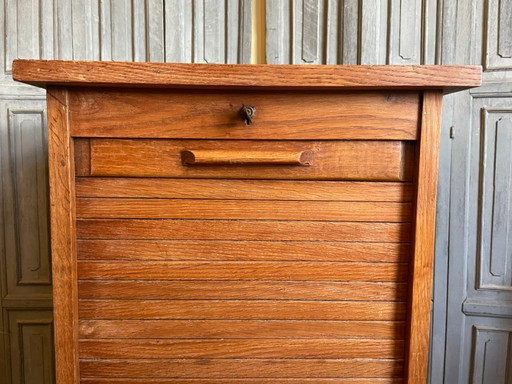 Mobile con serranda avvolgibile Mobile archivio Mobile musicale Art Deco 1930