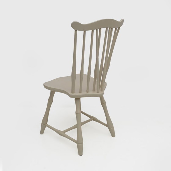 Image 1 of Vier italienische Lack-Esszimmerstühle im Mid-Century-Modern-Stil von Pizzetti Roma, 1960er Jahre